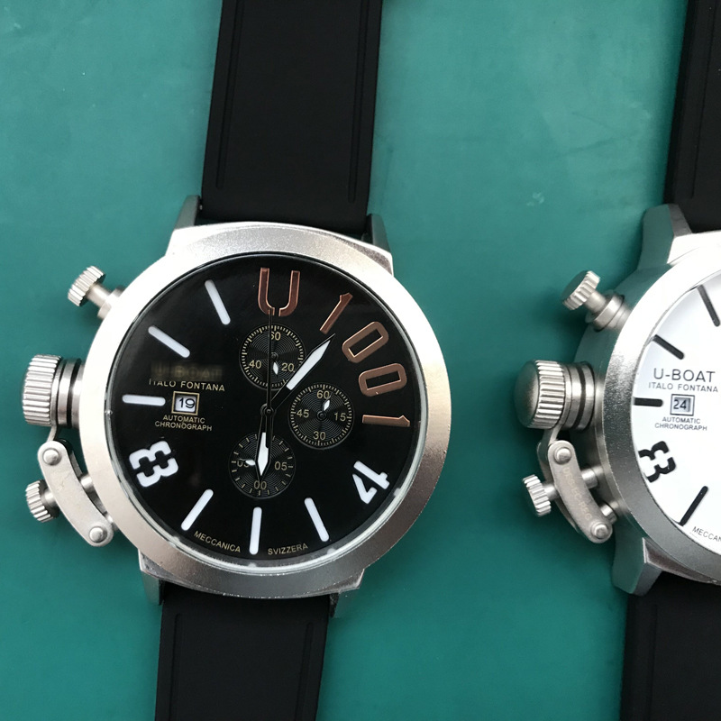 定制加工uboat大表盘时尚自动机械男表u1001多功能男士手表猛禽表