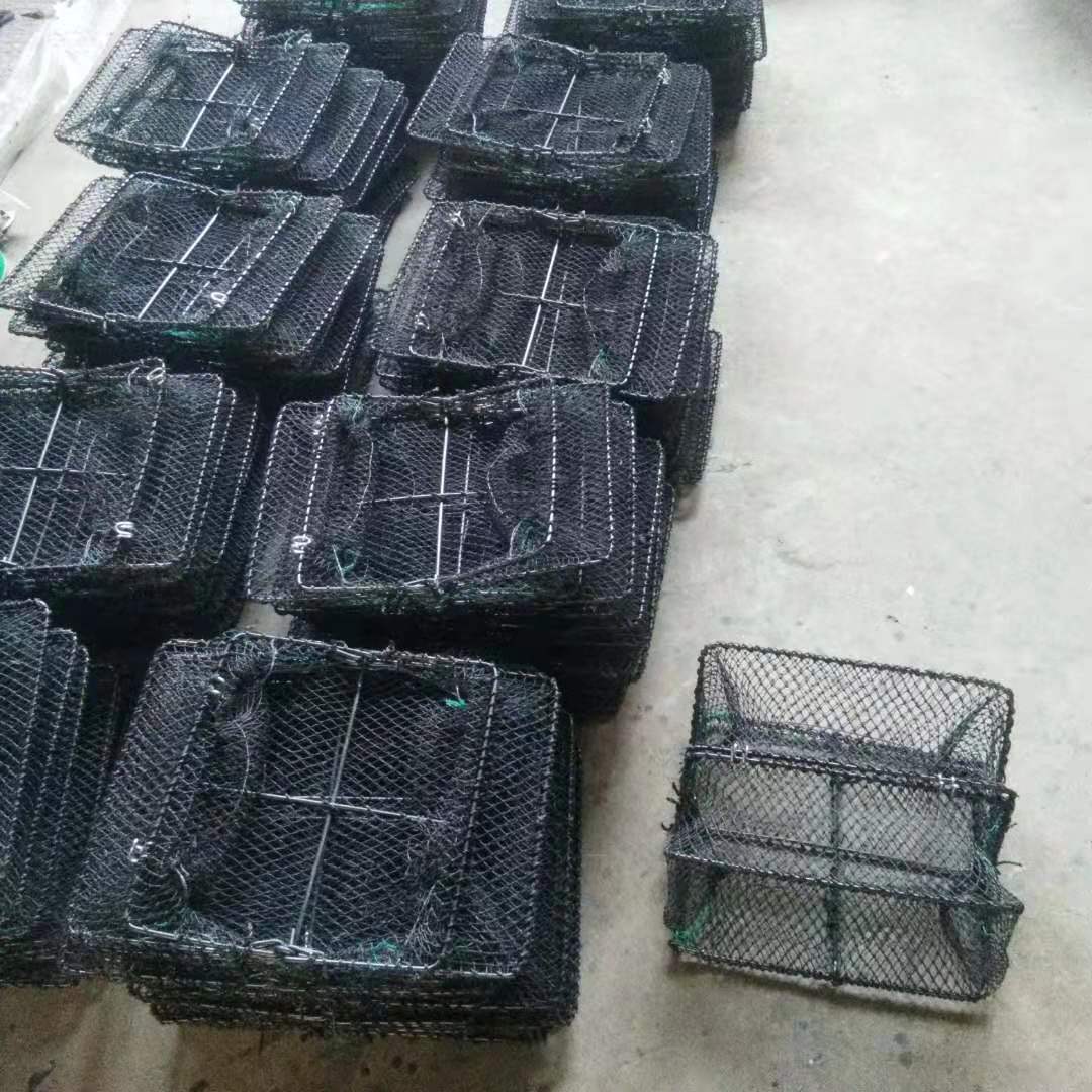 海用螃蟹笼方形折叠蟹子笼捕蟹网虾笼海边抓螃蟹工具规格可定做a