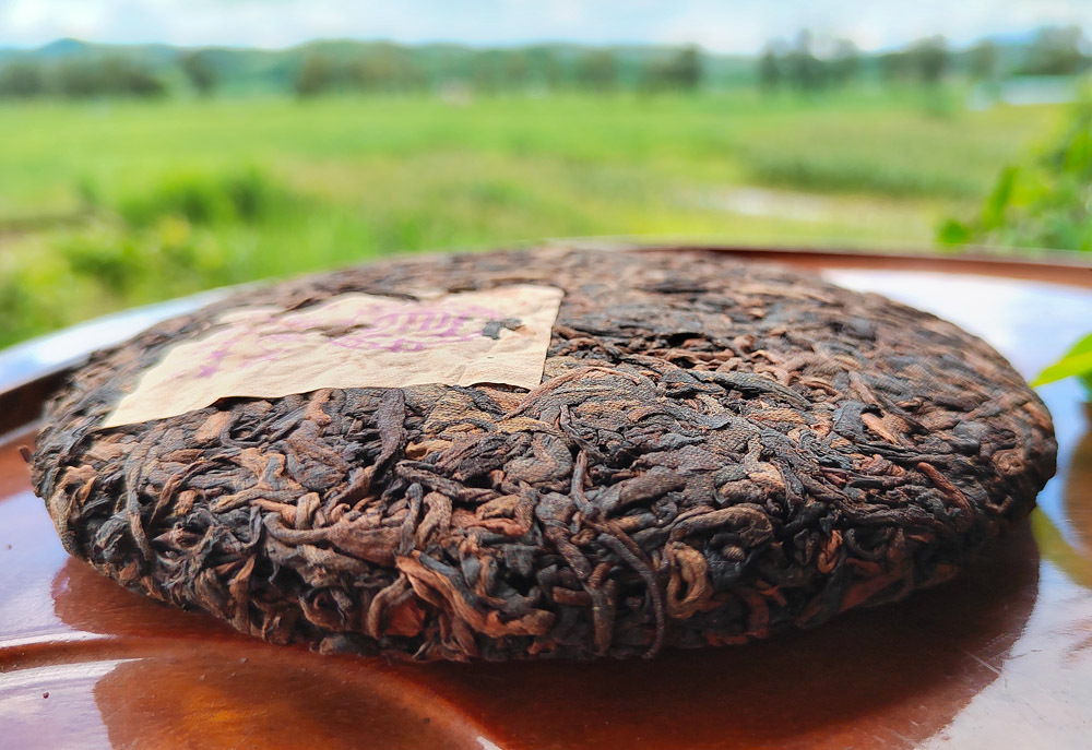 曼松古树茶 普洱熟茶饼200克 易武高杆熟茶离地发酵 中宏茶厂直营