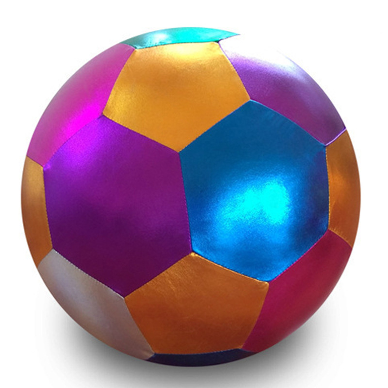 烫金布金属布球 45cm足球布玩具pvc彩色充气球圣诞节日球量大从优
