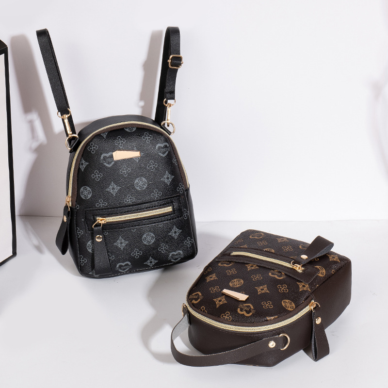 Floral Knapsack Fashion Woman Backpack 2023 Multifunctional Ladies Bag Student Schoolbag wholesale