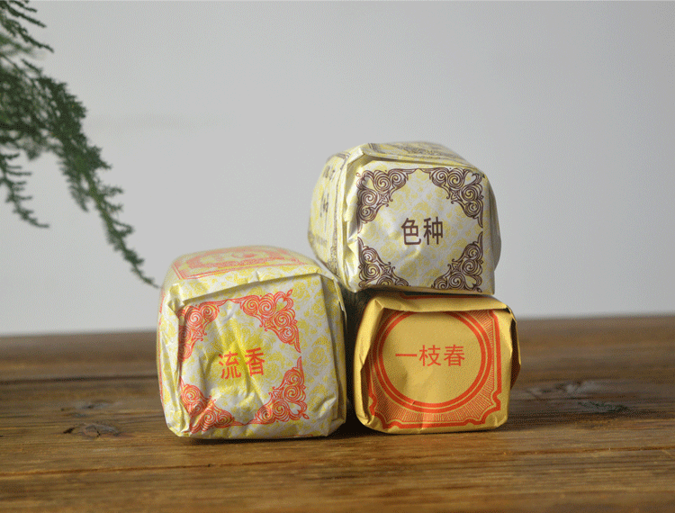 漳州茶厂 霞漳牌流香色种一枝春茶叶福建古早味黑乌龙茶组合150克