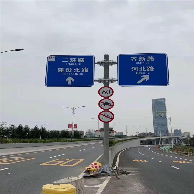 粤盾厂家  标志杆 交通标志牌杆件 f杆八角杆支持自定义