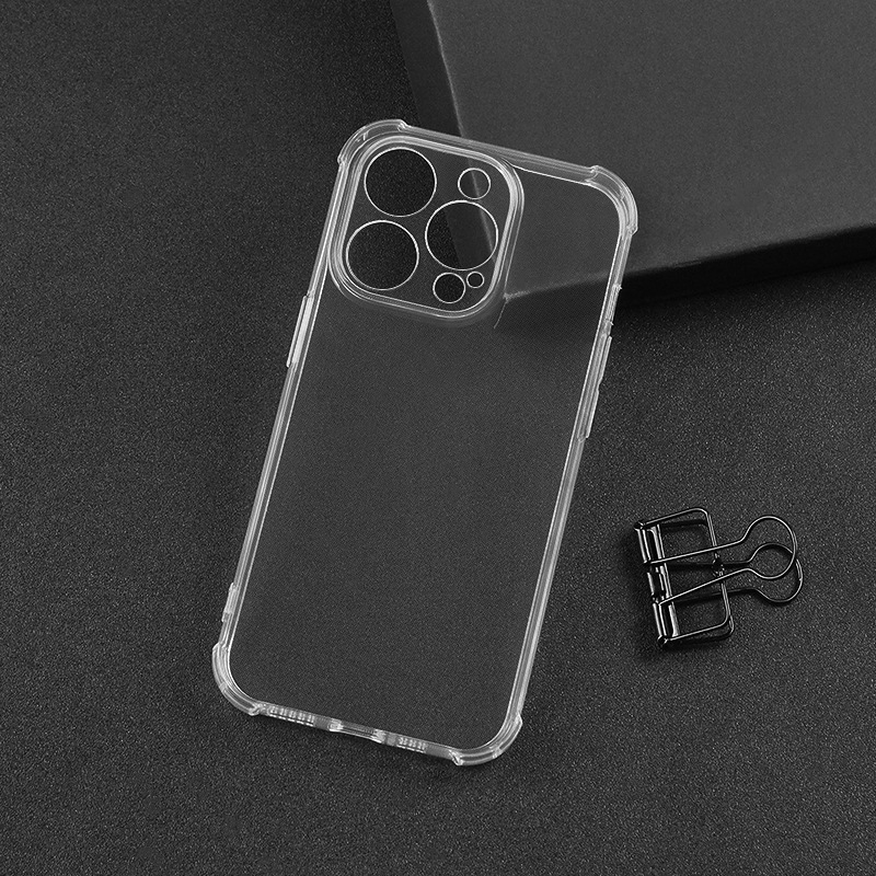 适用苹果14pro手机壳 四角防摔保护套iphone 14系列精孔气囊tpu厂