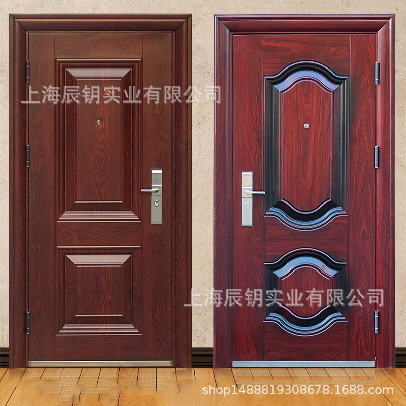 厂家防盗门家用入户门出租房间门进户门钢质车库门工程门子母门