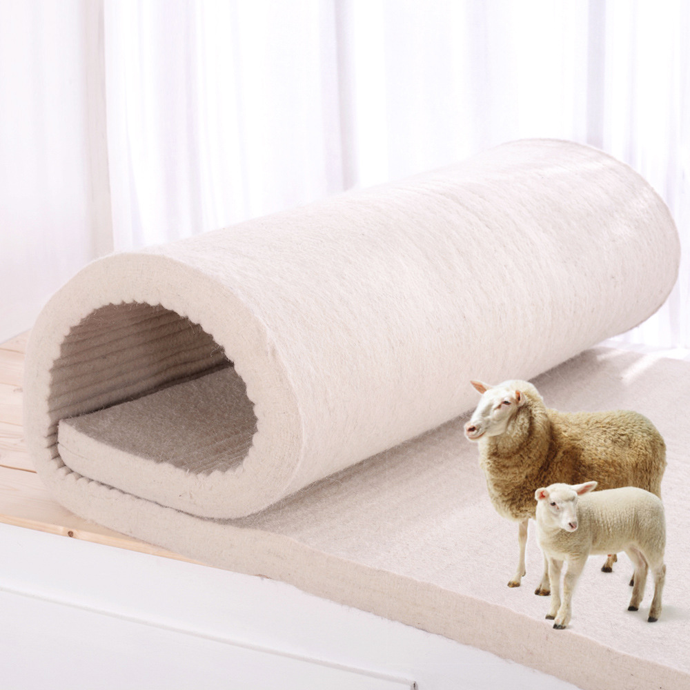 加厚炕毡纯羊毛毡床垫羊毛床褥双人榻榻米炕垫家用学生床毡子