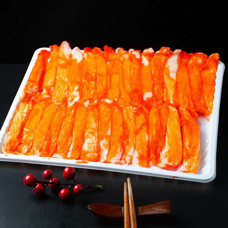 蟹冠松叶蟹柳250低脂手撕蟹柳冷冻模拟蟹棒即食日料寿司食材商用