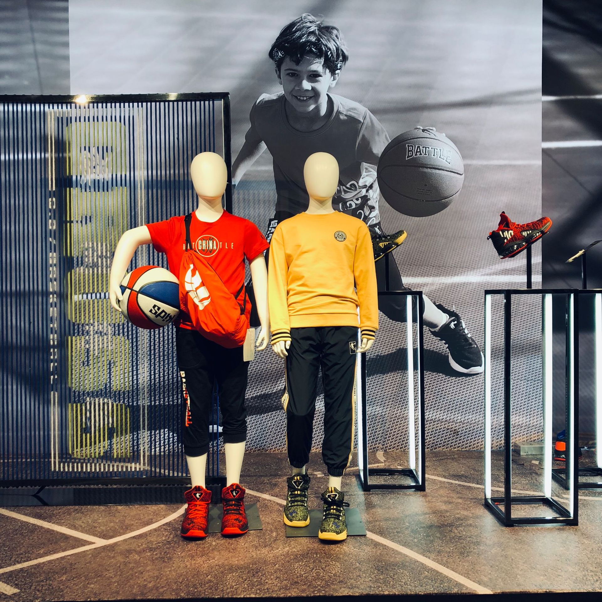 儿童模特道具半身小孩小童服装展示架童装店橱窗带头模特童装道具