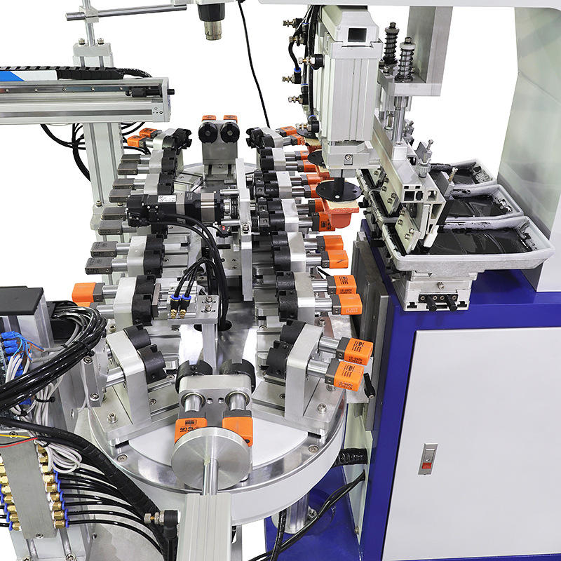 定制移印机自动生产线 全自动三色转盘移印机 节省人工自动上下料