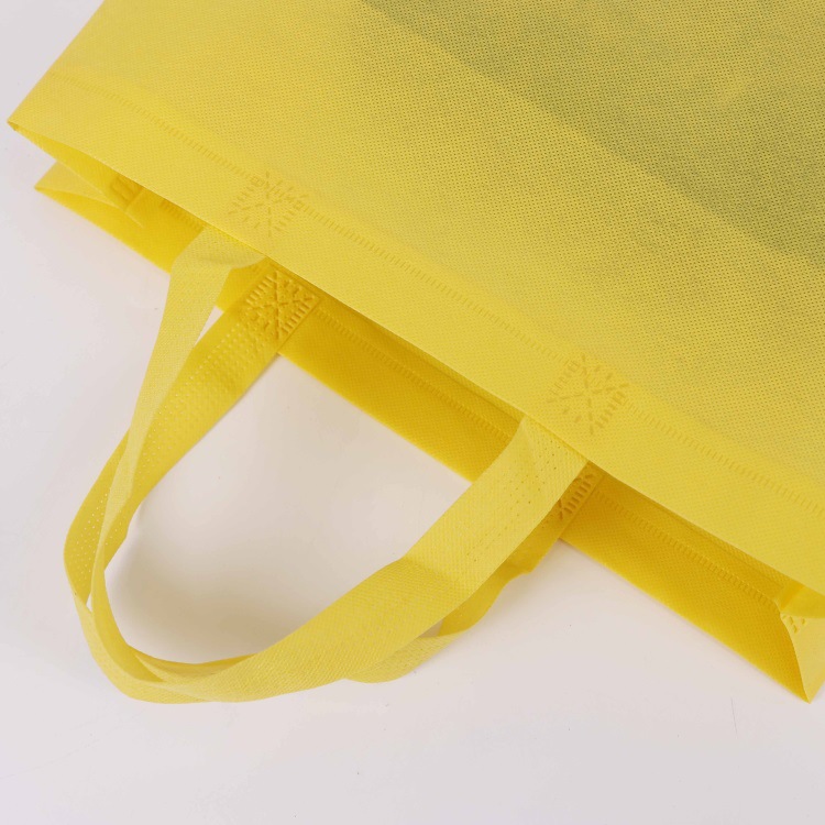 无纺布手提袋子热压彩色覆膜礼品袋宣传环保购物袋外卖打包袋批发