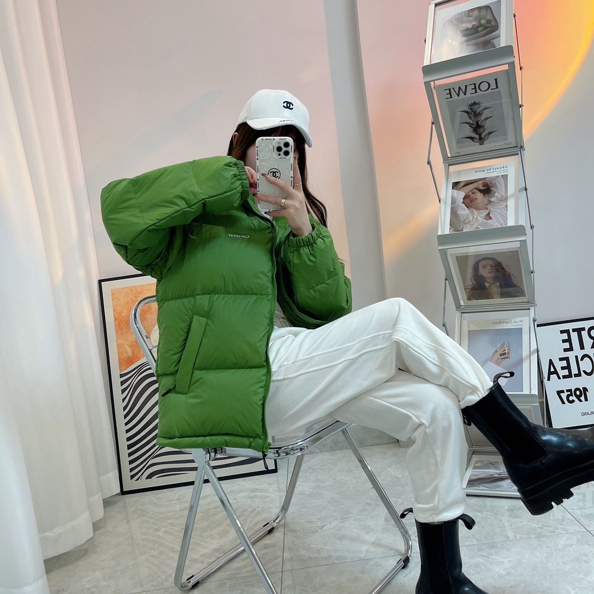 韩版潮牌新羽绒服女短款2021年新款学生面包服男女情侣款冬外套