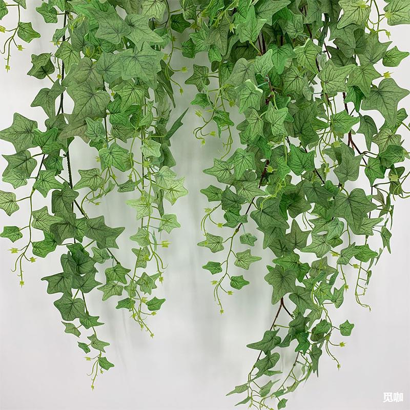 3d打印地瓜叶植物墙配材仿真常春藤壁挂酒店样板间藤蔓装饰万年青