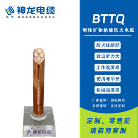 山西神龙电缆厂家直销BTTQ刚性防火电缆无氧铜芯多芯矿物质电缆线