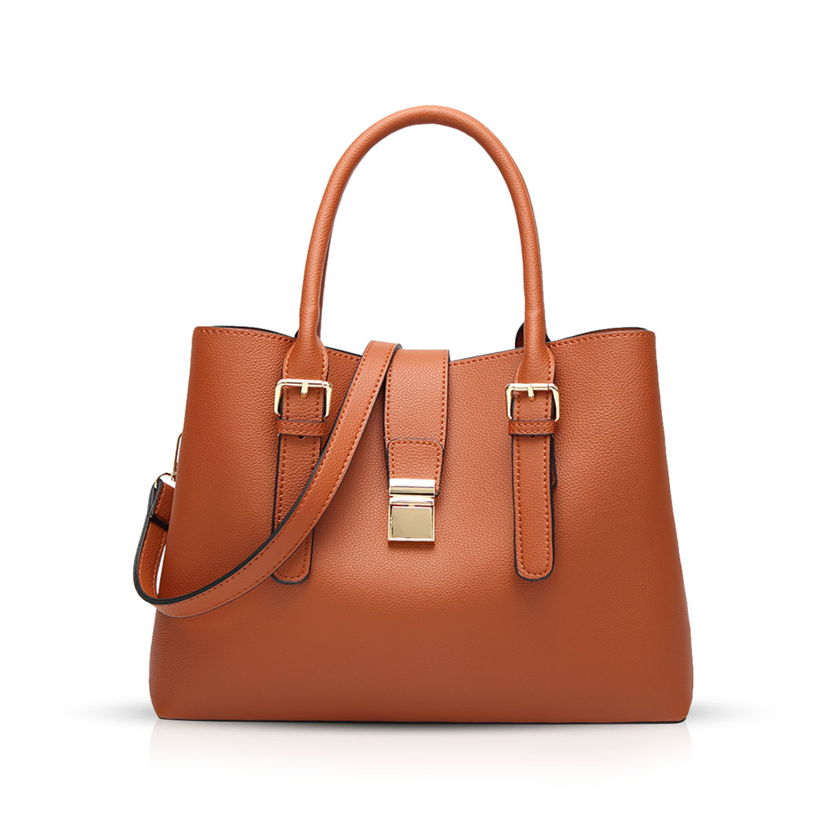 2019新款简约荔枝纹手提包 大容量单肩斜挎包-阿里巴巴