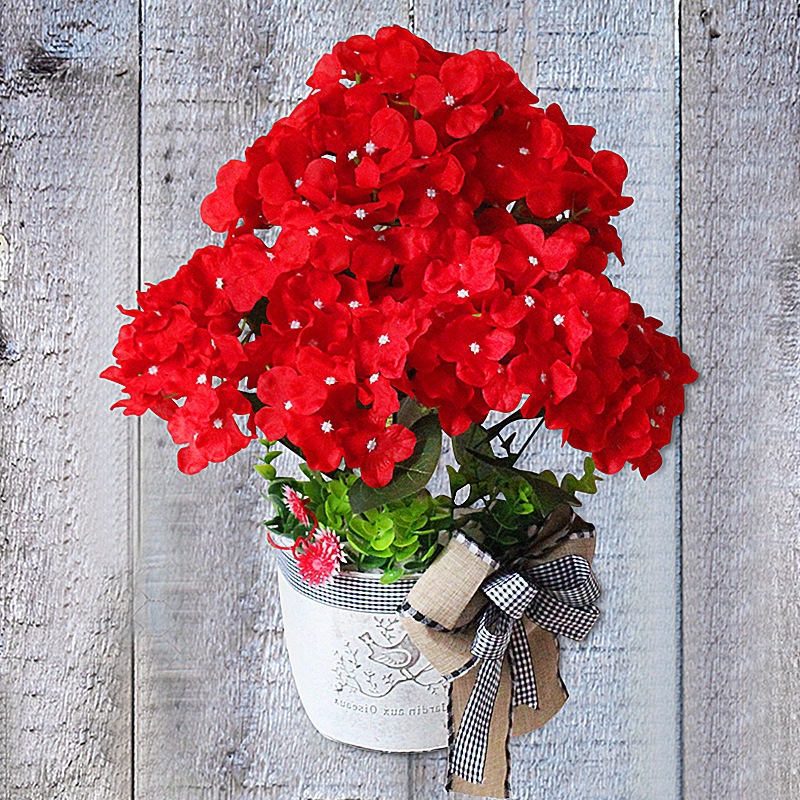 2022 New Creative Simulation Flower Hanging Flower Pot DIY Simulation Plant Shooting Props Festival Wedding Decoration Flower