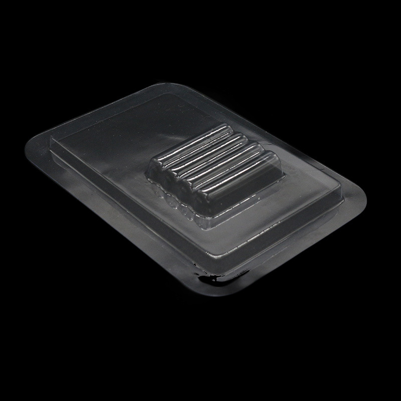 厂家pvc加厚透明电池盒内托定制 电子产品电池塑料泡壳厂家定制