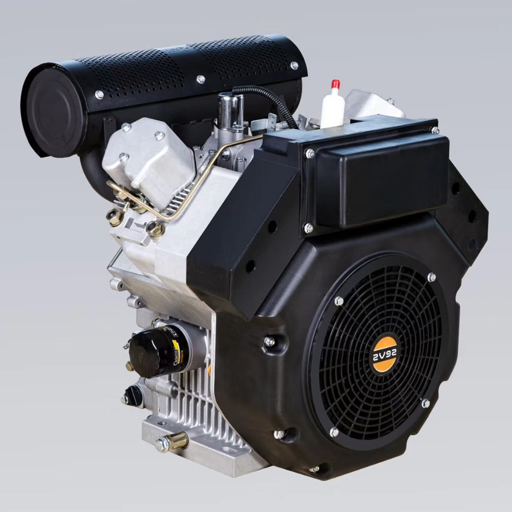 大雷2v92f双缸风冷柴油机22马力双缸风冷柴油机
