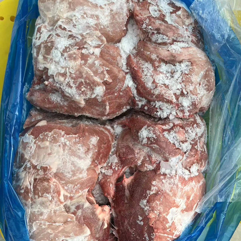 冻猪后腿肌肉四号4#肉精肉冷冻分割猪肉块酒店饭店加工用冷冻猪肉