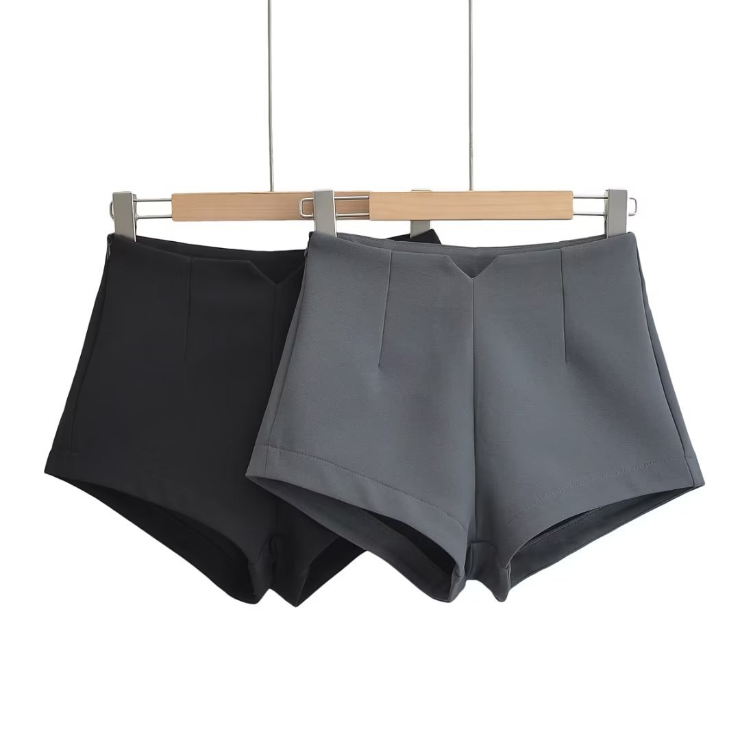 女团小v要高腰短裤街拍潮流欧美风时尚热裤春夏新款四角裤-阿里巴巴