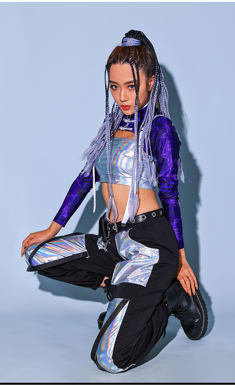 爵士舞服装女套装商演年会韩舞服装女团演出服爵士跳舞jzaa练功服