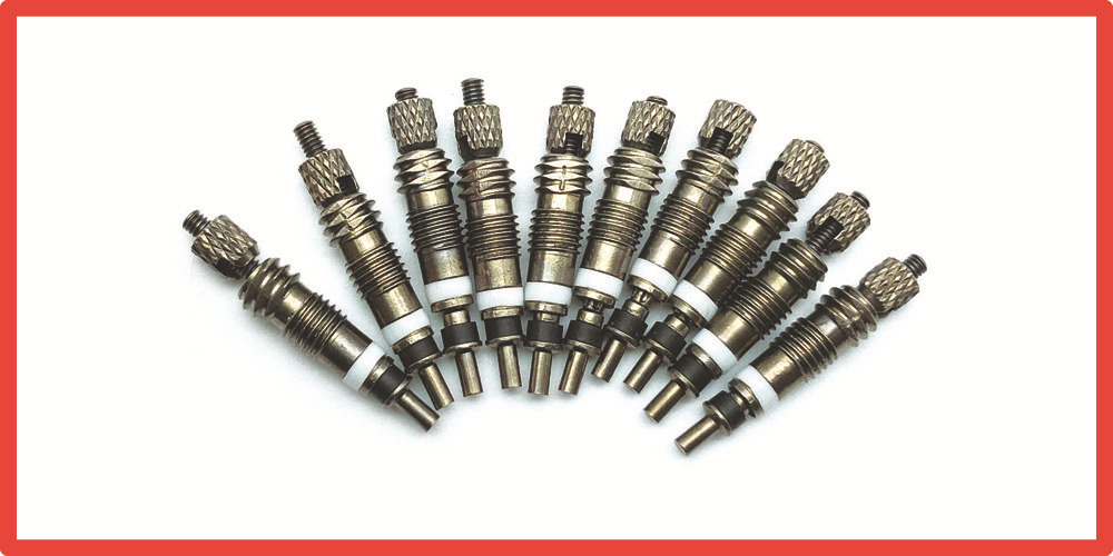 法式气门芯 可拆卸 自行车山地车公路车法式气门嘴气门芯 铜材