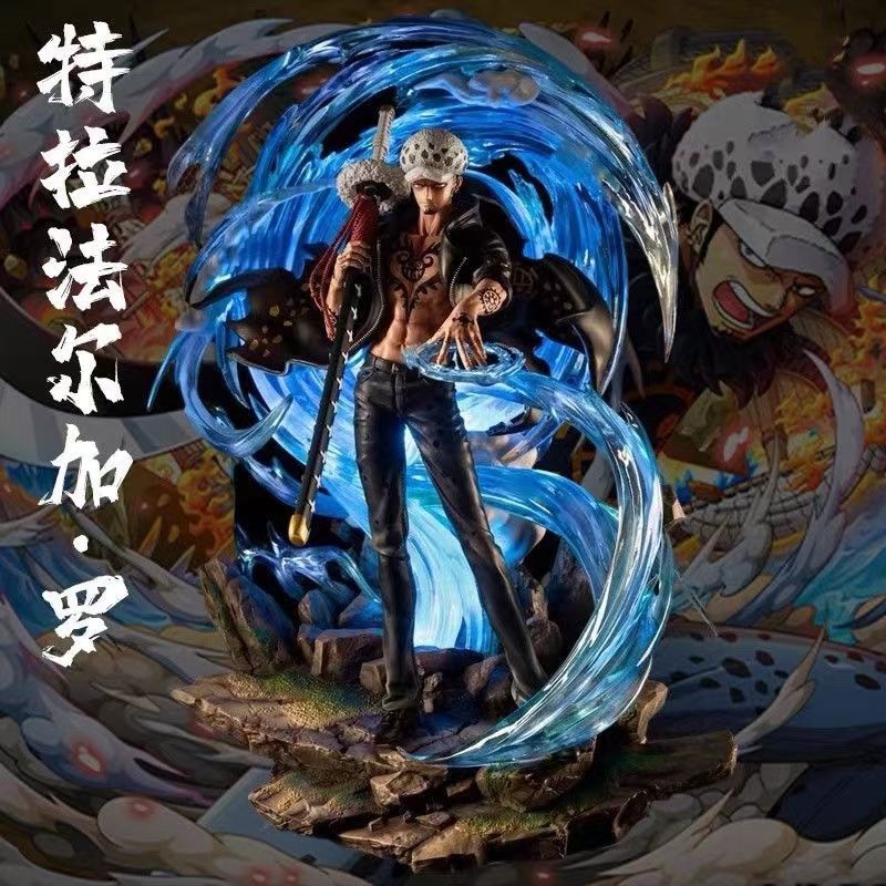 海贼王 幻影罗 场景 gk雕像 可发光 动漫模型摆件雕像手办礼盒