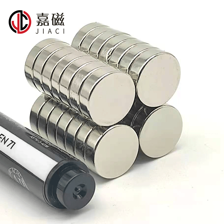 圆形磁铁直径12*4/5/6/7/8mm稀土永磁 钕铁硼强磁 玩具配件磁铁