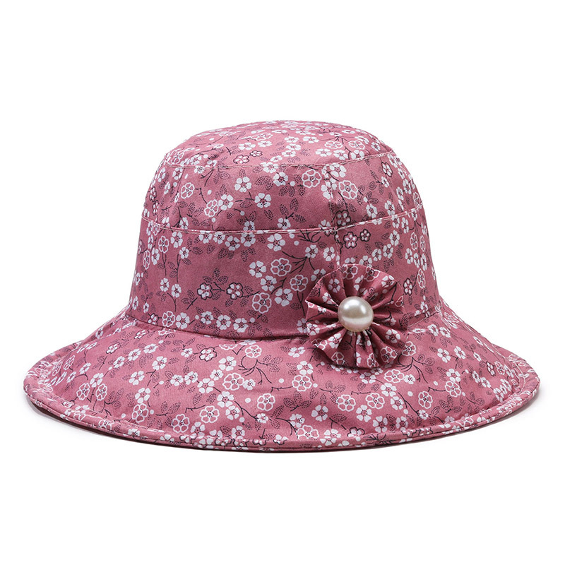 Wholesale Middle-Aged and Elderly Hat Female 2024 Spring and Autumn New Mom Fisherman Hat Fashion All-Match Old Lady Cloth Hat Sun Protection