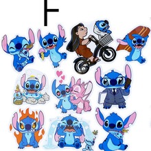 10张高清图案可爱卡通stitch史迪仔史迪奇diy手帐pvc防水贴纸