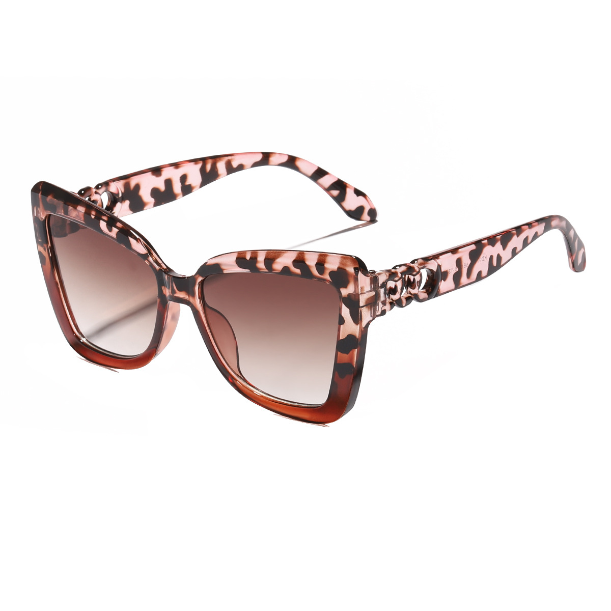 2022 New Classic Style Sunglasses Women's Sunscreen Retro Artistic Large Rim Sunglasses to Make Big Face Thin-Looked