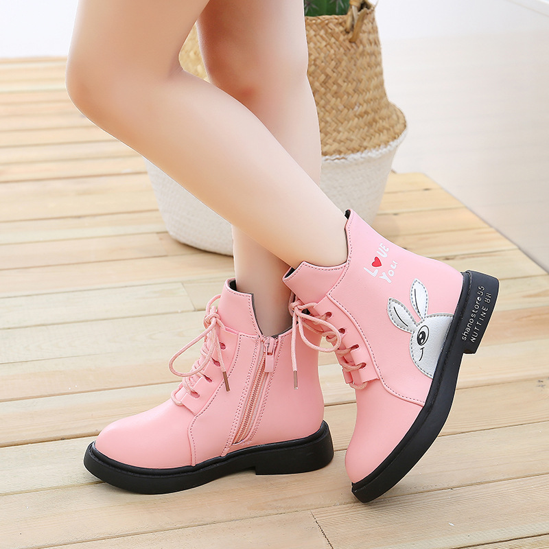 女童皮鞋3秋冬超火马丁靴5儿童鞋7小孩短靴子4-13岁6女孩冬鞋10