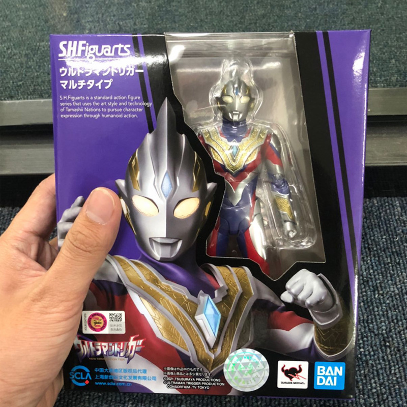 万代 shf 特利迦奥特曼 复合形态 复合型 迪迦超可动手办模型玩具