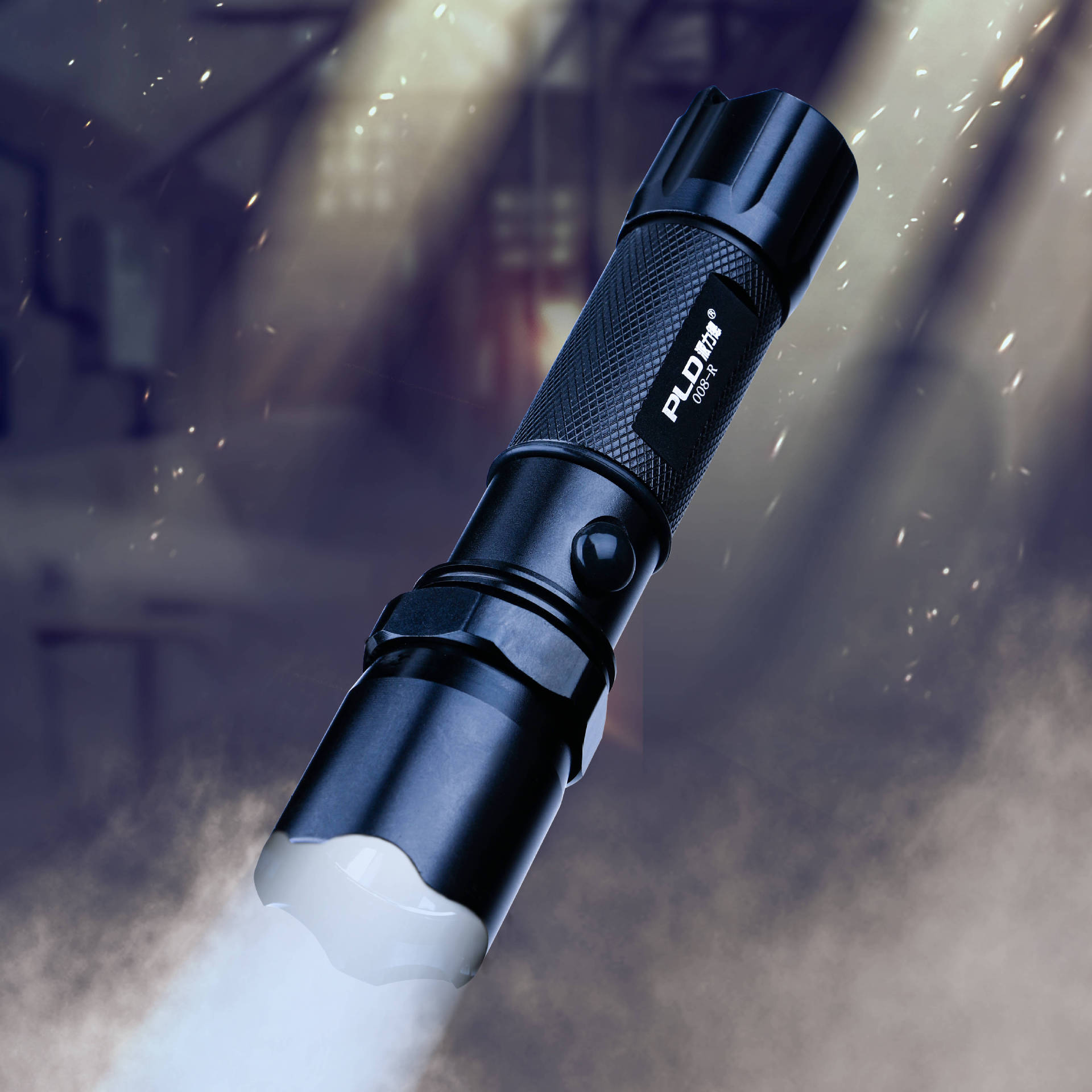 强光手电筒派力德铝合金008-a户外远射骑行充电照明led手电筒