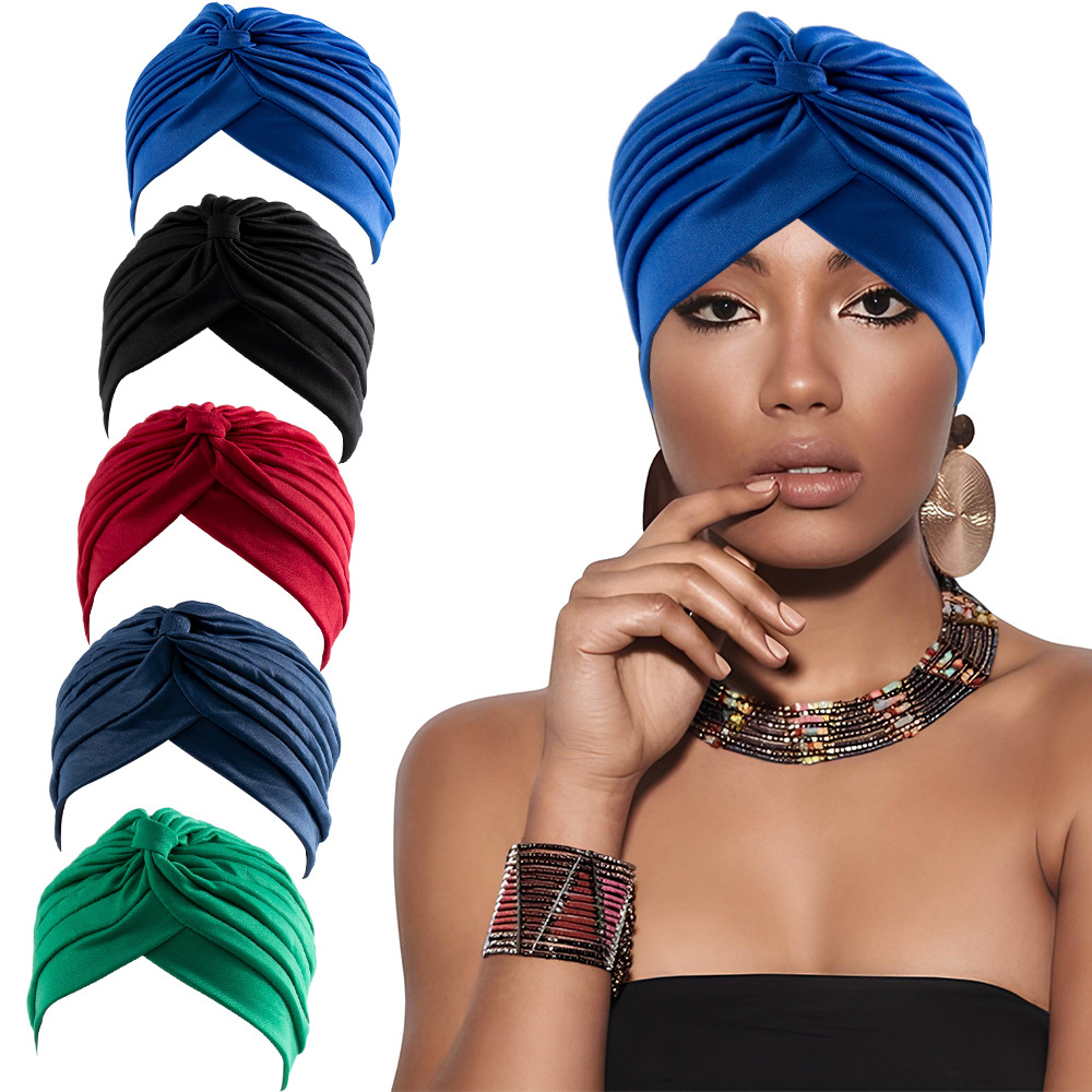 跨境热卖穆斯林头巾帽阿拉伯帽子印度帽子民族头巾帽包头打底帽子