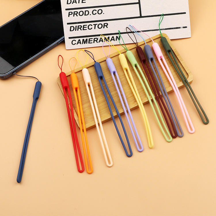 批发pvc软胶长条钥匙扣手腕挂绳钥匙挂件 包包挂绳汽车钥匙小饰品