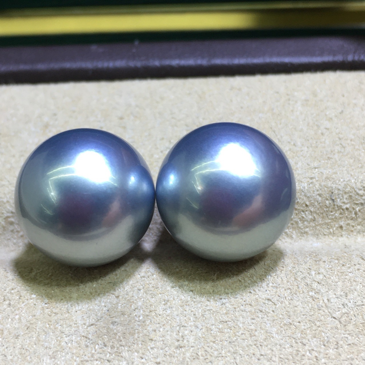 天然海水大溪地迪欧灰珍珠