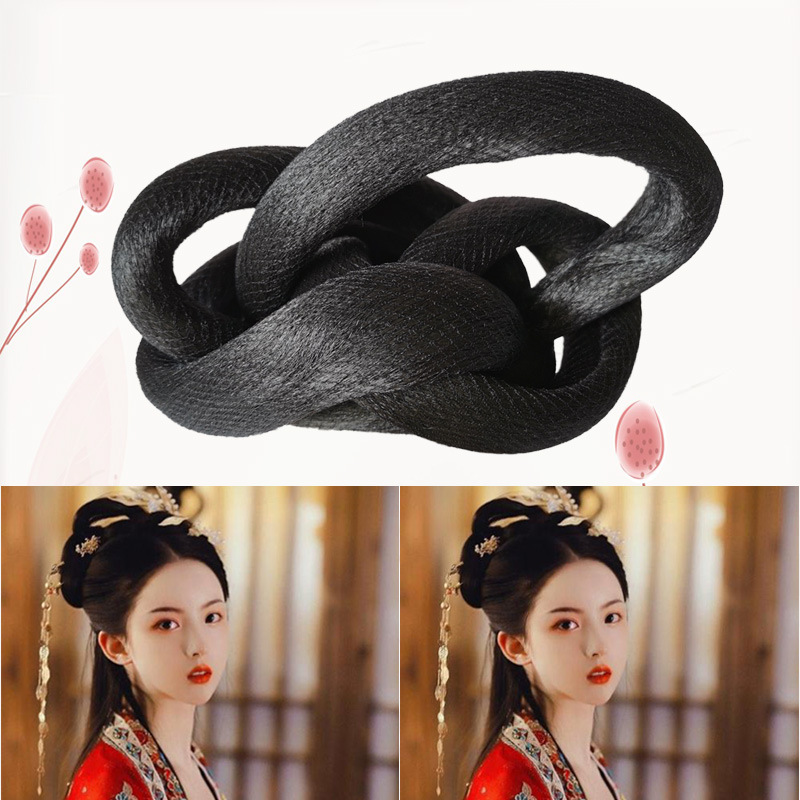 古装汉服假发女全发丝可变形星舞髻日常懒人仙女发髻古风明制发包