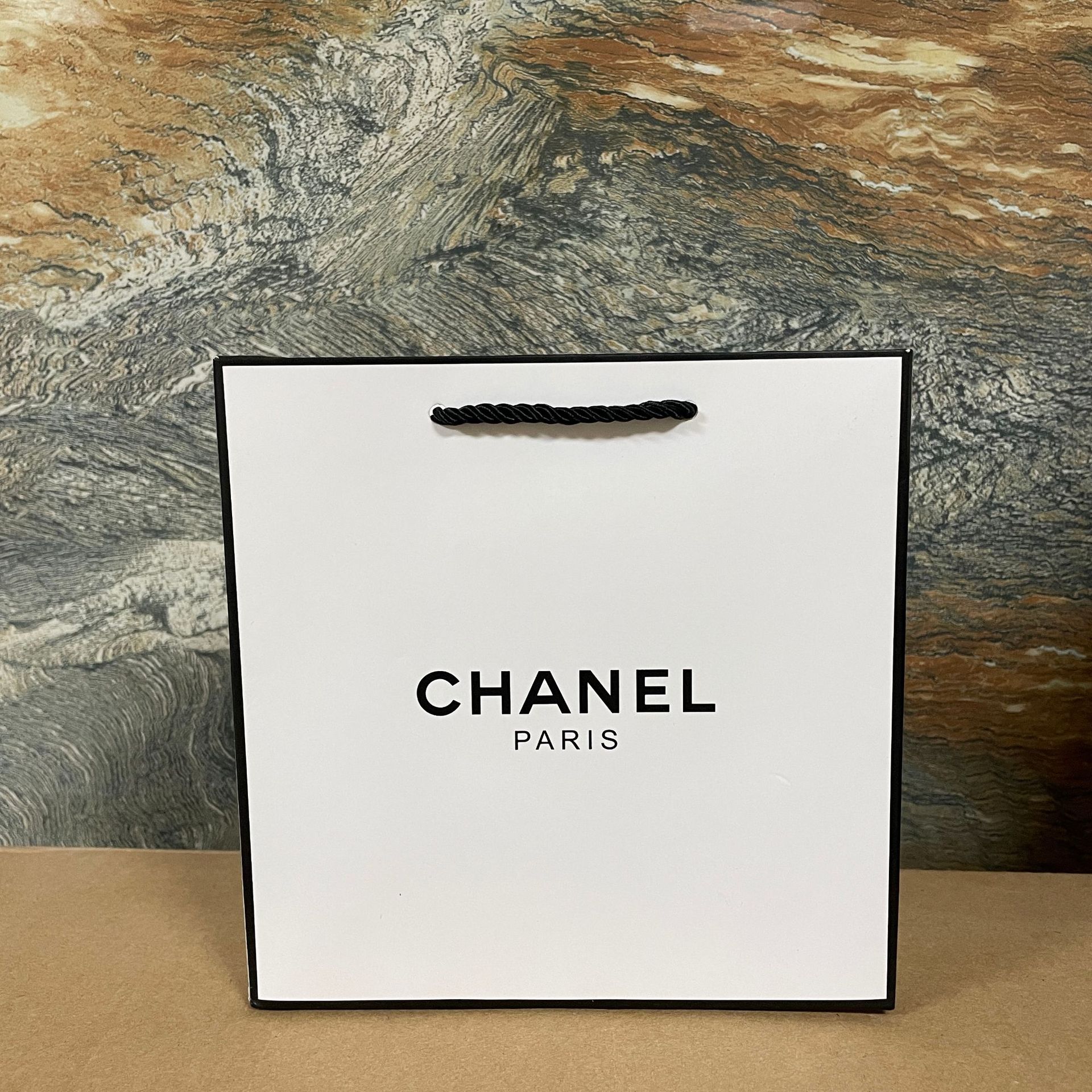 现货雅诗口红兰黛手提袋大牌化妆品彩妆套盒手袋香水礼品袋包装袋