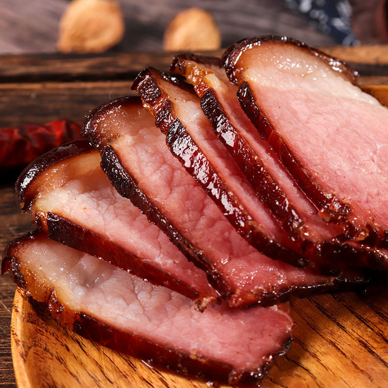 四川腊肉年货川味贵州湖南农家自制烟熏五花肉后腿土猪肉跨境电商
