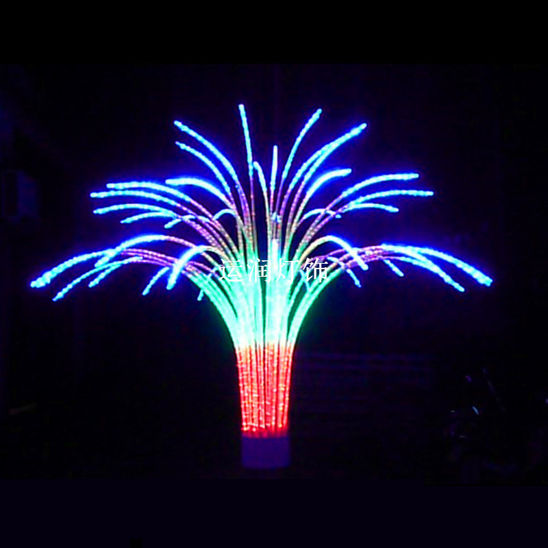 led数码烟花灯爆闪 led发光景观礼花灯夜景亮化灯户外装饰灯