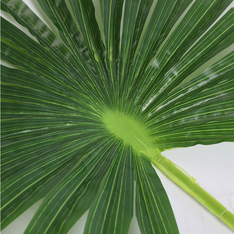 厂家直销仿真植物过胶布葵叶办公居家室内装饰仿真绿植单支大龟背