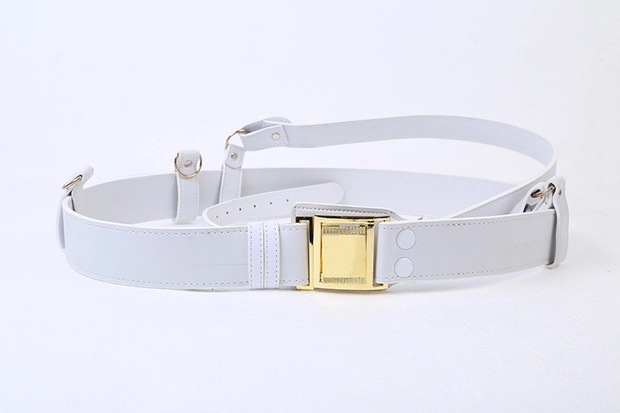 批发白色保安腰带纠察腰带礼仪腰带武装腰带执勤武装带斜跨腰带