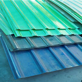 现货玻璃钢采光透明瓦工业园厂房屋面防雨防潮玻璃纤维瓦波浪型