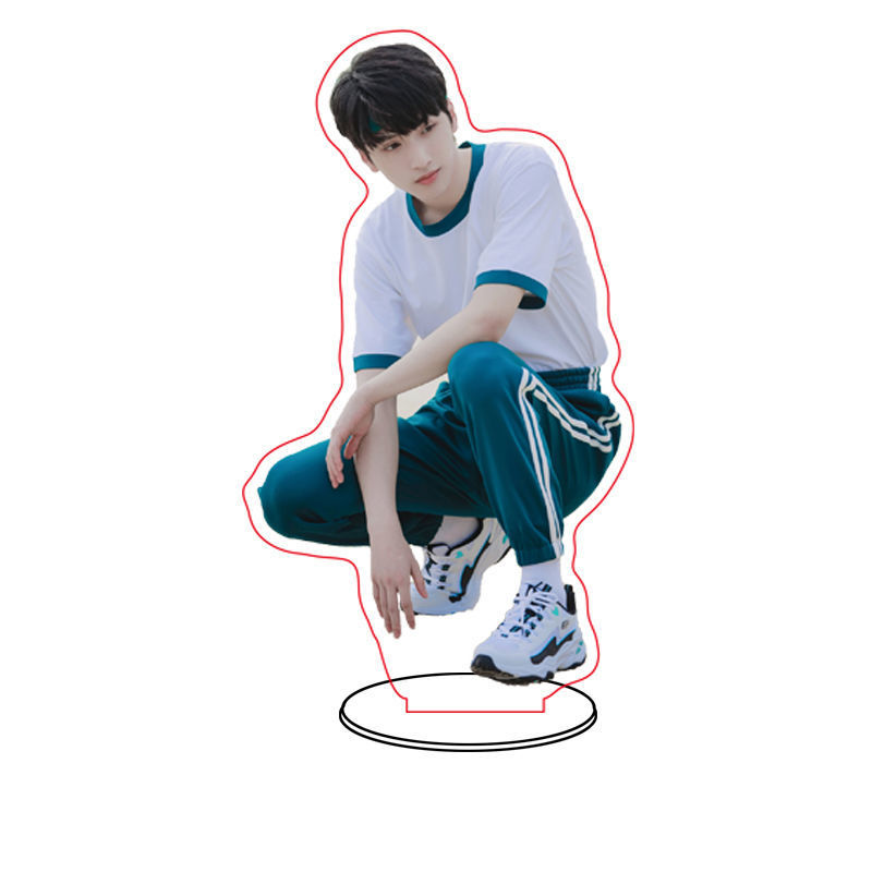 严浩翔立牌tnt时代少年团周边透双面明亚克力桌面站牌人形摆件