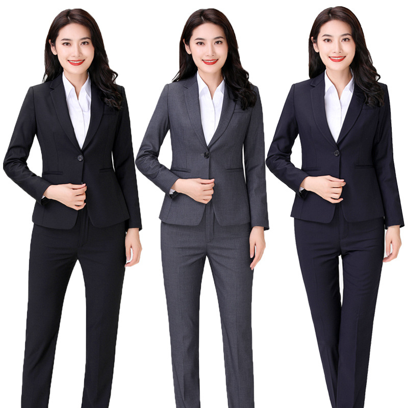 春秋西装女士职业套装时尚职业装西服正装气质经理工作服女神套装