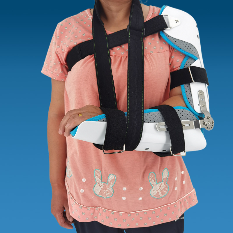 可调肩关节固定带康复中风偏瘫护肩带肩膀半脱臼脱位骨折肩托-报价