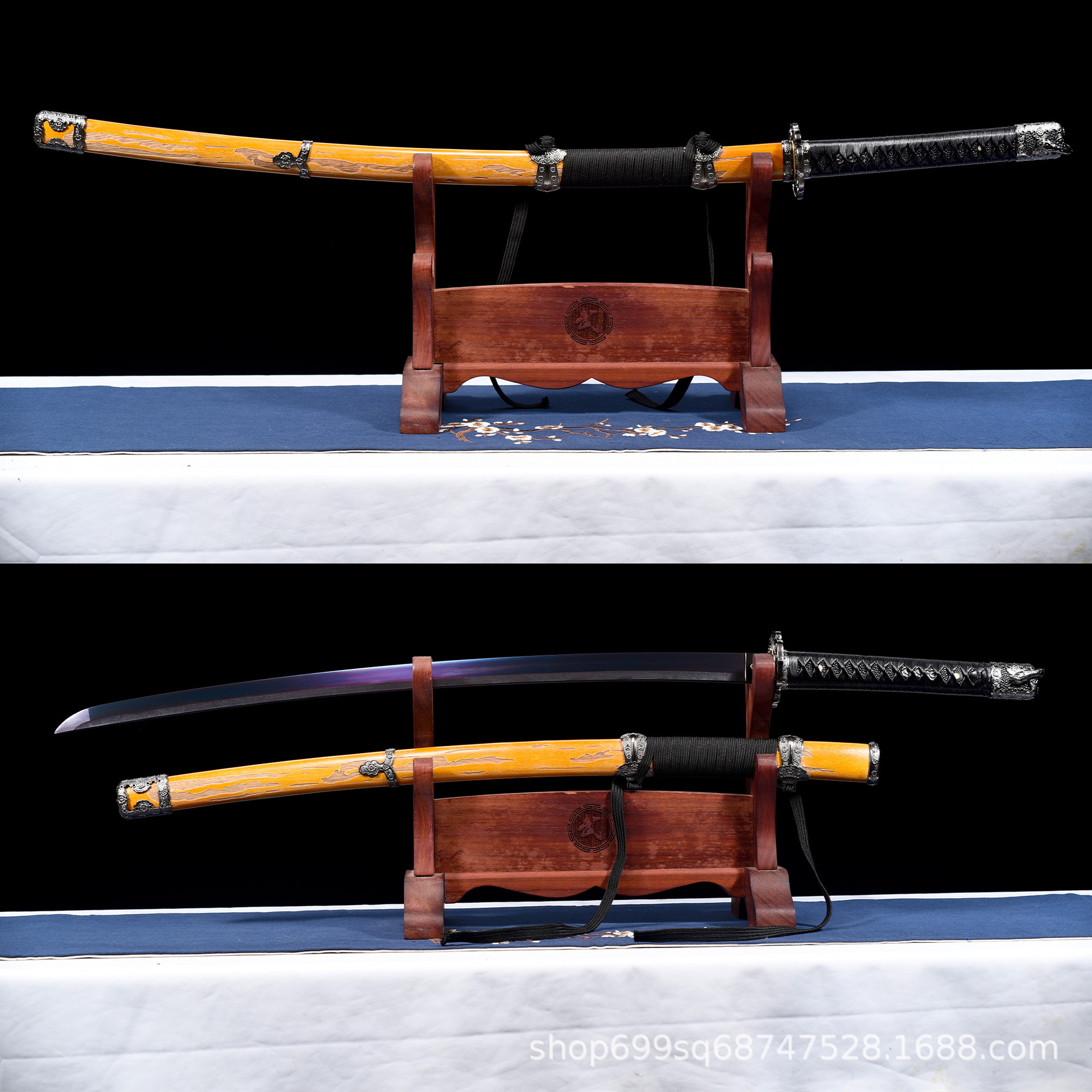 禾久精工复刻游戏刀具不死斩-拜泪龙泉宝剑唐横刀未开刃-阿里巴巴