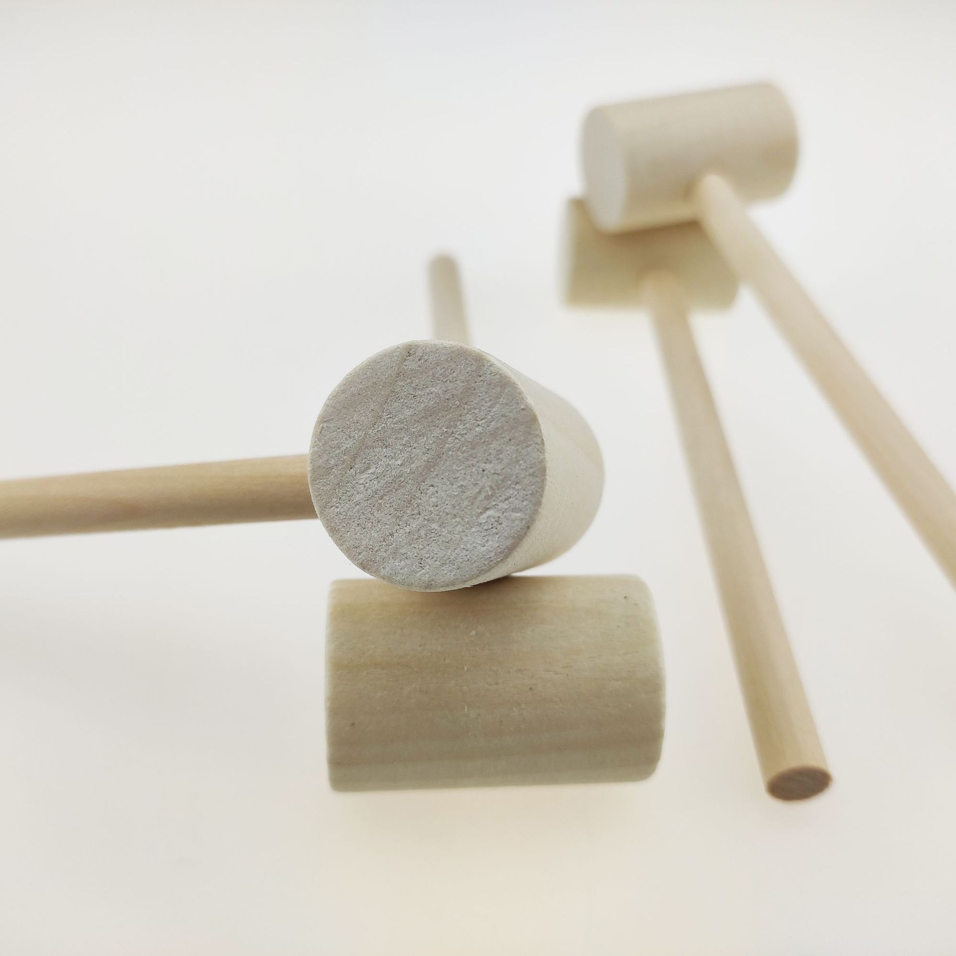 小木槌全网现货厂家直供实木迷你小锤子敲星球蛋糕木锤儿童玩具