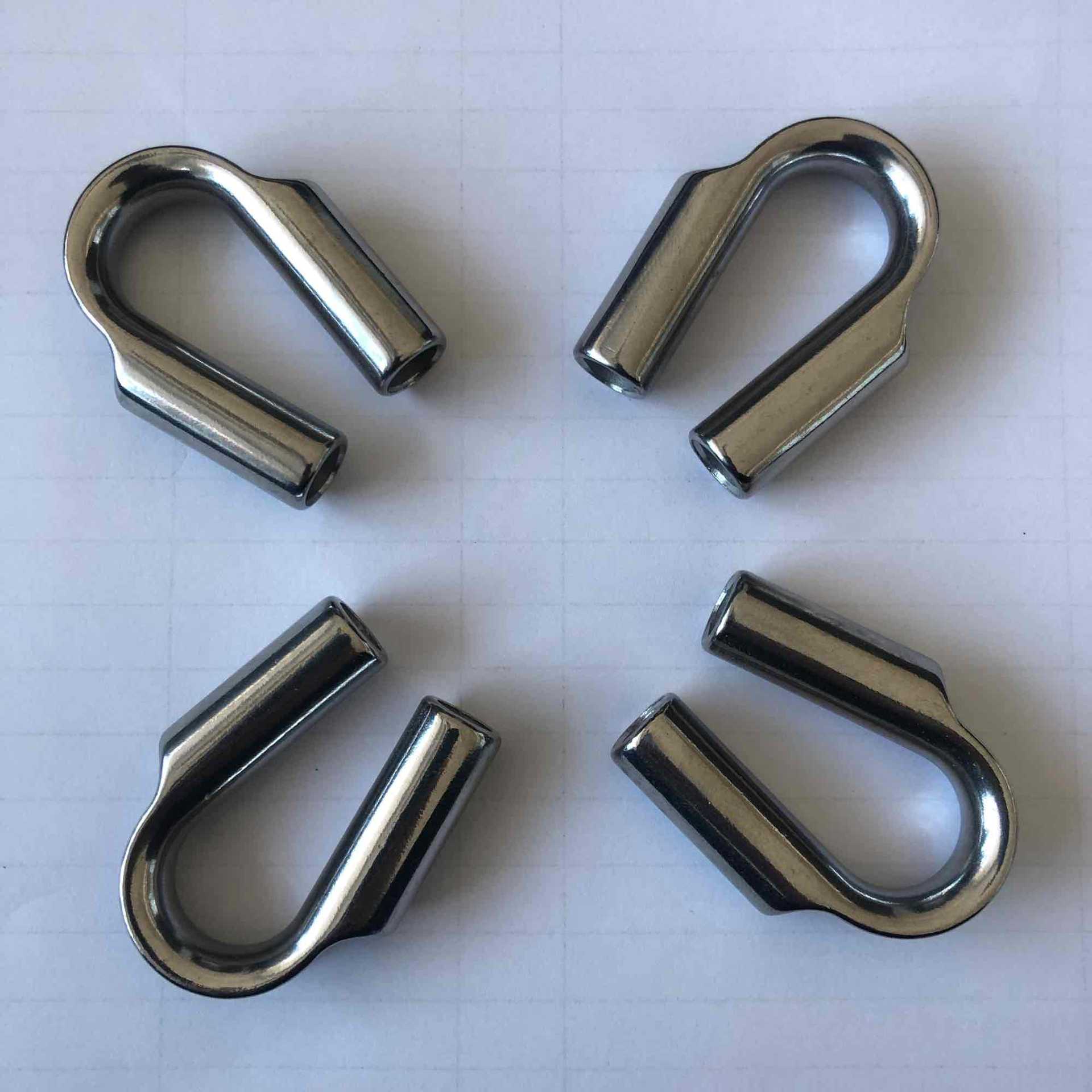 不锈钢管式套环 钢丝绳保护套 批发规格齐全 五金索具 源头厂家