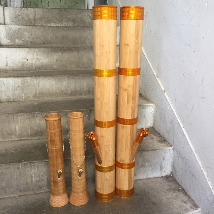 正宗金竹水烟筒云南特产水烟袋天然竹子水烟筒根部竹烟壶楠竹烟筒